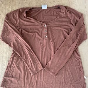 Jax & Lennon long sleeve Henley.